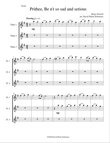 Eight Classical and Traditional Canons for 3 flutes