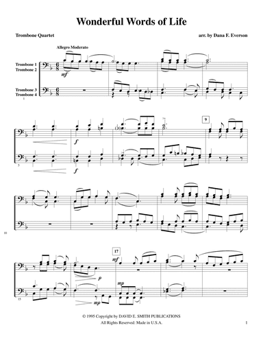 Wonderful Words Of Life