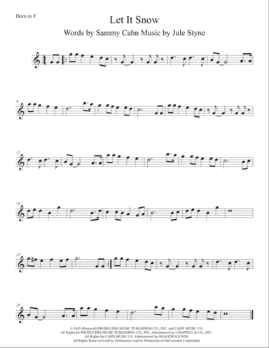 Let It Snow! Let It Snow! Let It Snow!