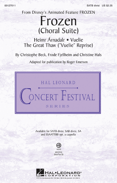 Frozen (Choral Suite) - SATB Divisi