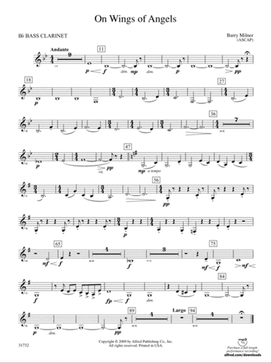 On Wings of Angels: B-flat Bass Clarinet