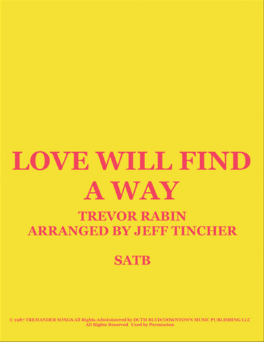 Love Will Find A Way