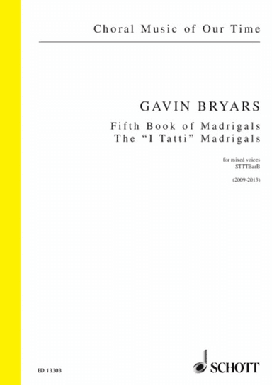 Fifth Book of Madrigals ("I Tatti")