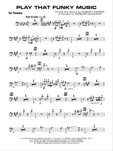 Play That Funky Music: 3rd Trombone