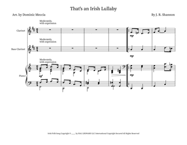 That's An Irish Lullaby