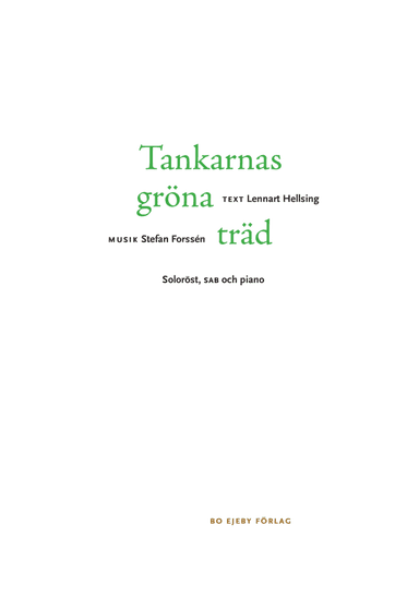 Tankarnas gröna träd