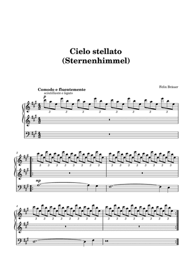 Cielo stellato (Sternenhimmel)