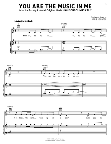You Are The Music In Me (from High School Musical 2)