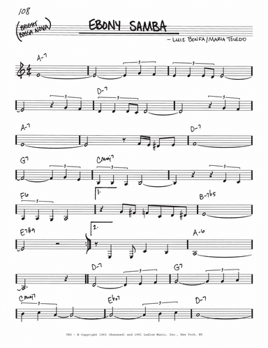 Ebony Samba (Sambanegro)