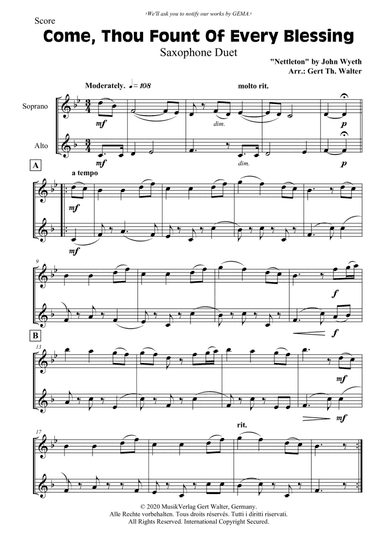 Come, Thou Fount Of Every Blessing