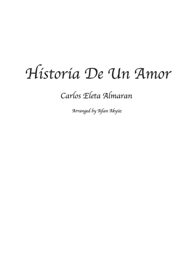 Historia De Un Amor