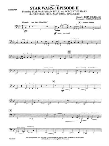 Star Wars: Episode II Attack of the Clones: Bassoon