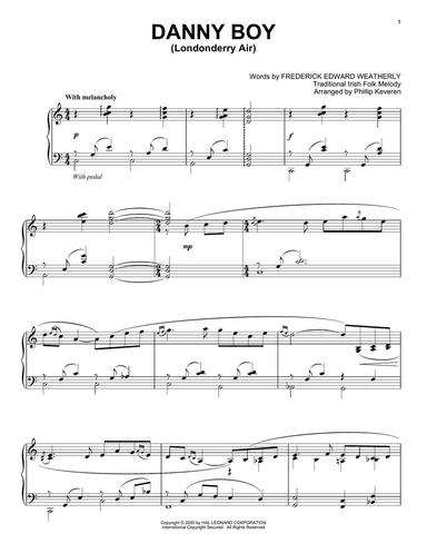 Danny Boy (arr. Phillip Keveren)
