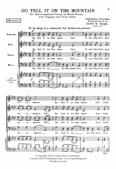 Go Tell It on the Mountain (Downloadable)