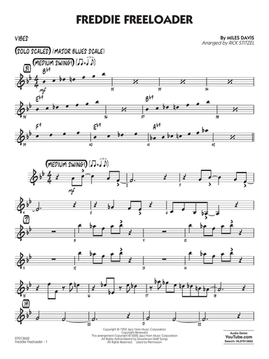 Freddie Freeloader (arr. Rick Stitzel) - Vibes