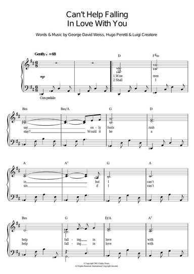 Can't Help Falling In Love