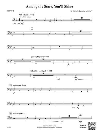 Among the Stars, You'll Shine: Timpani