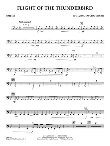 Flight Of The Thunderbird - Timpani