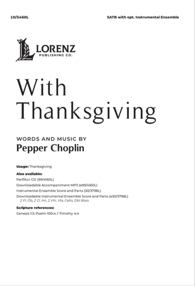 With Thanksgiving