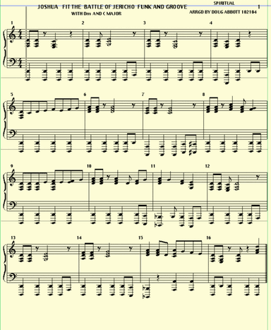 Joshua Fit The Battle Of Jerhichio Funk And Groove