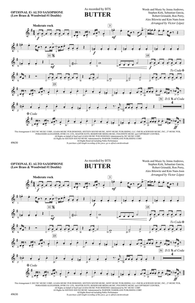 Butter: Optional Alto Sax