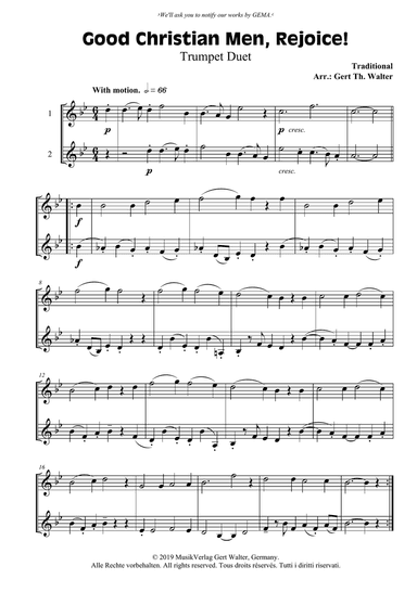 Good Christian Men, Rejoice!