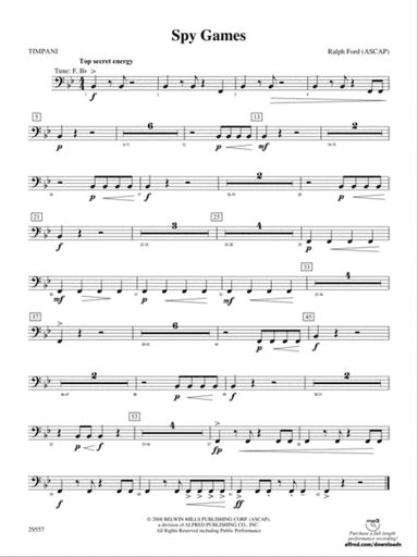 Spy Games: Timpani