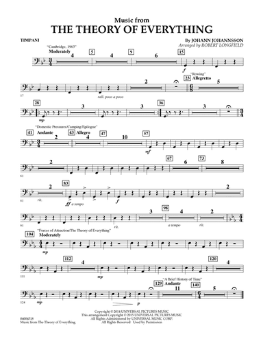 Music from "The Theory of Everything" - Timpani