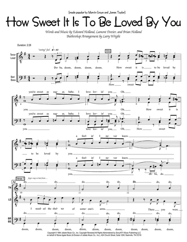 How Sweet It Is (to Be Loved By You)