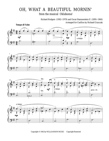 Oh, What A Beautiful Mornin'