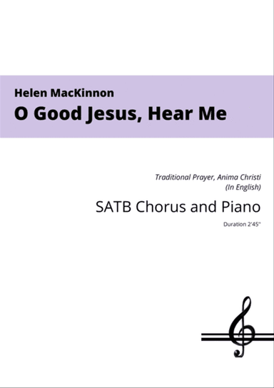 O Good Jesus, Hear Me