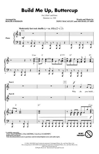 Build Me Up, Buttercup (arr. Roger Emerson)