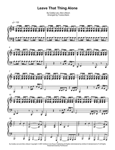 Leave That Thing Alone