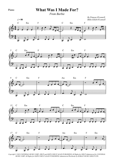 What Was I Made For?