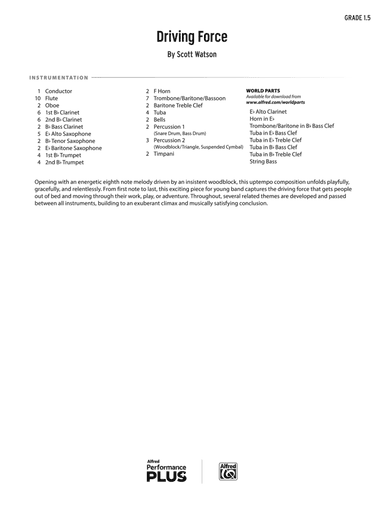 Driving Force: Score