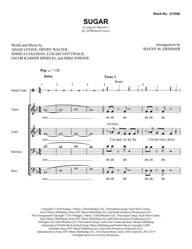 Sugar (arr. Wayne Grimmer)