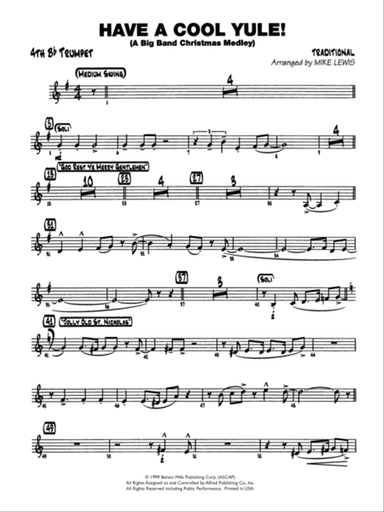 Have a Cool Yule: 4th B-flat Trumpet