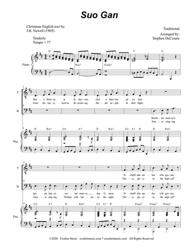 Suo Gan (Duet for Tenor and Bass Solo)