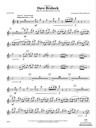 A Tribute to Dave Brubeck: Flute