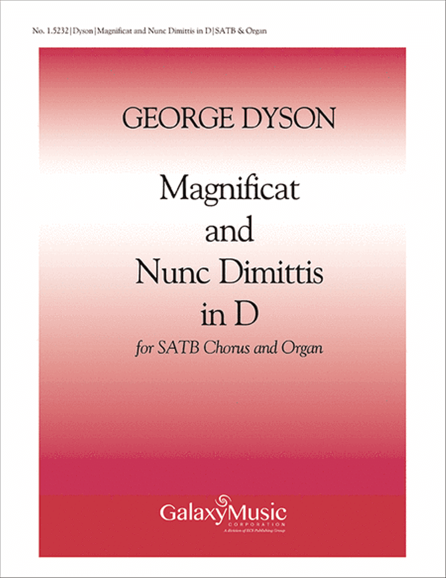 Magnificat & Nunc Dimittis in D