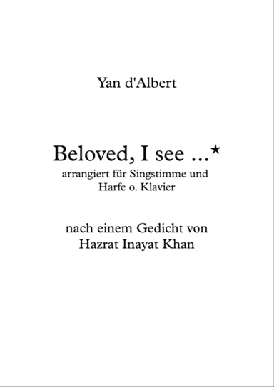 Beloved, I see ...