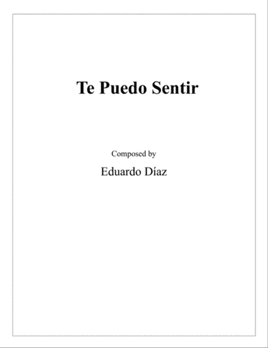 Te Puedo Sentir