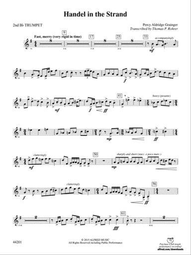 Handel in the Strand: 2nd B-flat Trumpet
