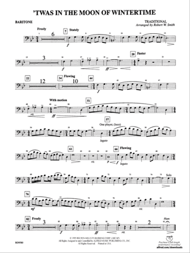 Twas in the Moon of Wintertime: Baritone B.C.
