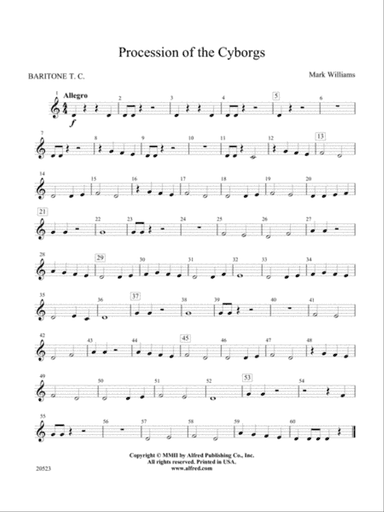 Procession of the Cyborgs: Baritone T.C.