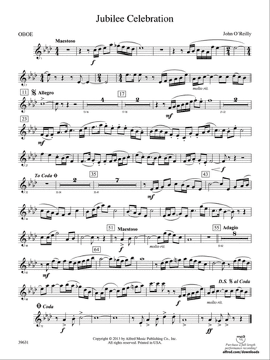 Jubilee Celebration: Oboe