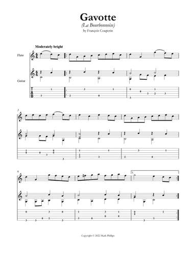 Gavotte (La Bourbonnoise)