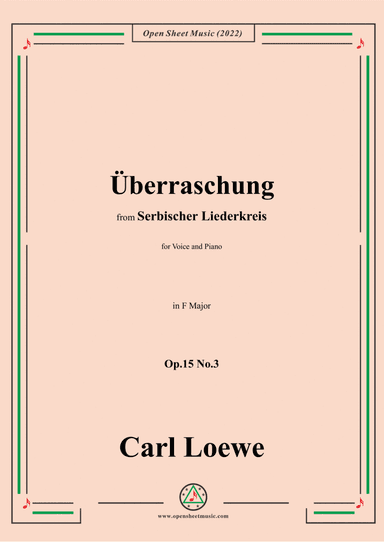 Loewe-Überraschung,in F Major,Op.15 No.3