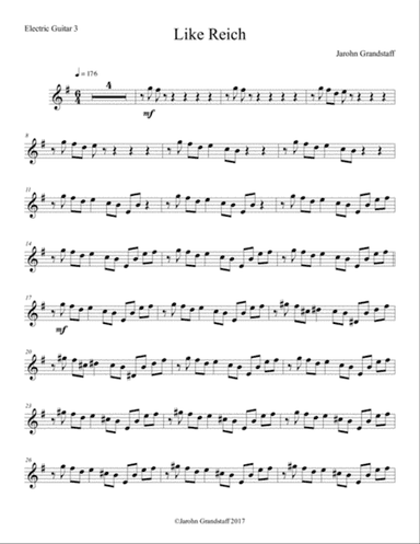Like Reich (Electric Guitar 3)