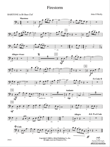 Firestorm: (wp) B-flat Baritone B.C.